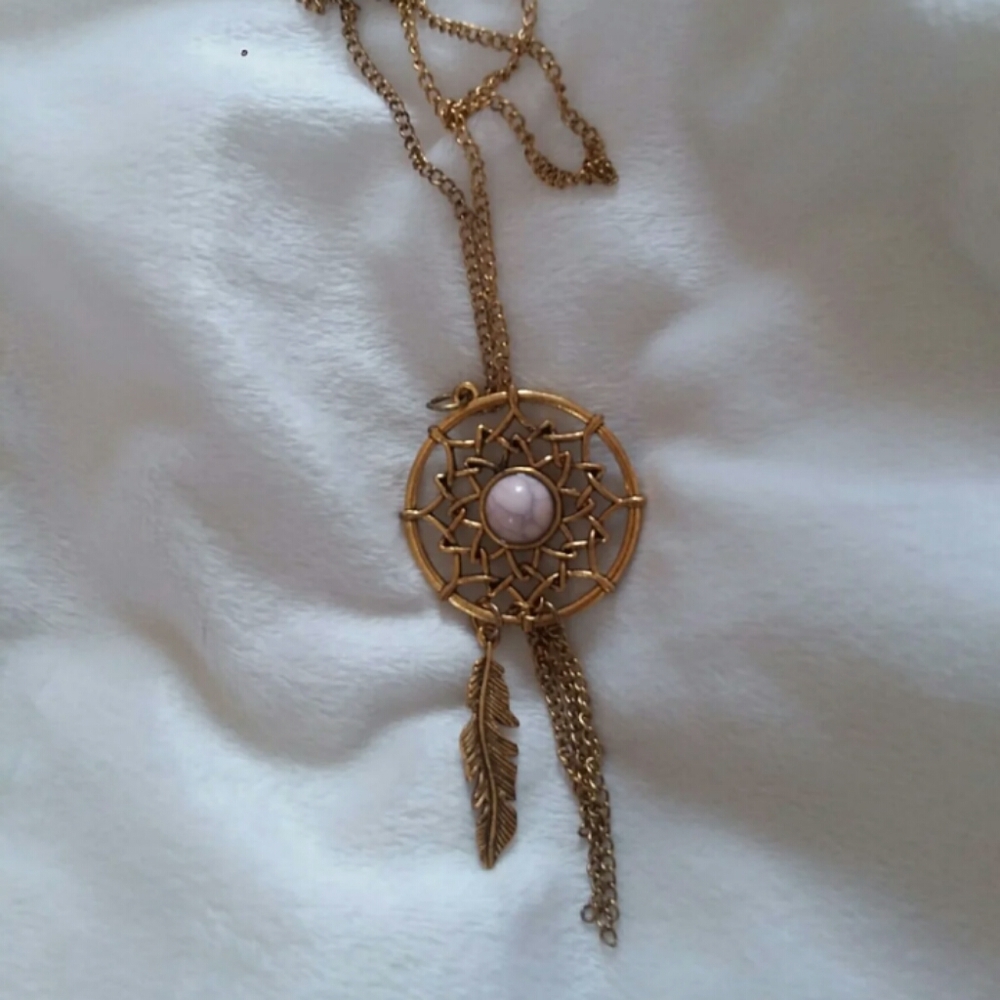 Dream catcher necklace